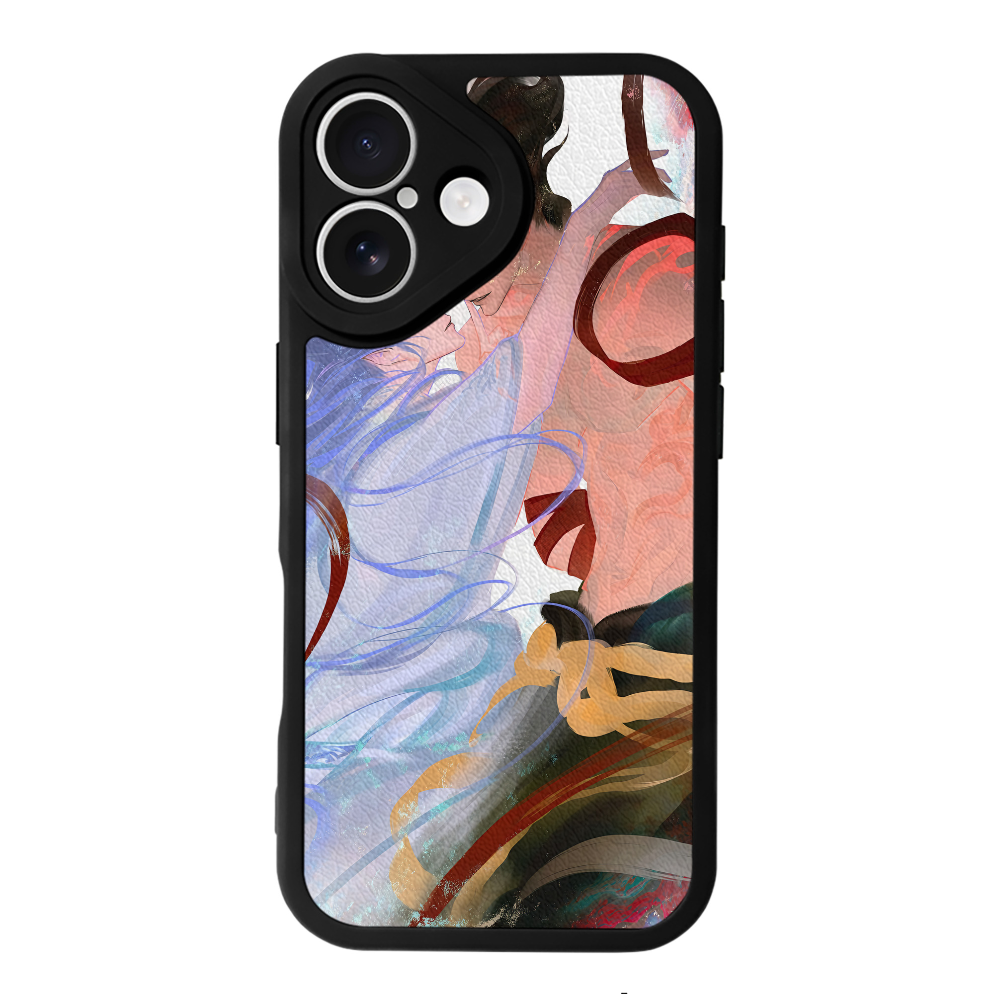 （画像用） Ne Zha 2 ナタ 魔童の大暴れ 【iPhone 16シリーズ対応】シリコンスマホケース（レザー調） 材質：シリコン